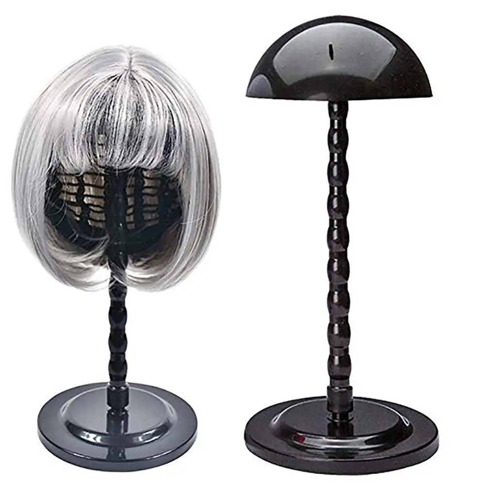 

plastic wig stand display wig holder for long hair