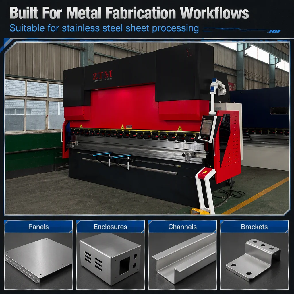 ZTM CNC Press Brake Metal Fabrication