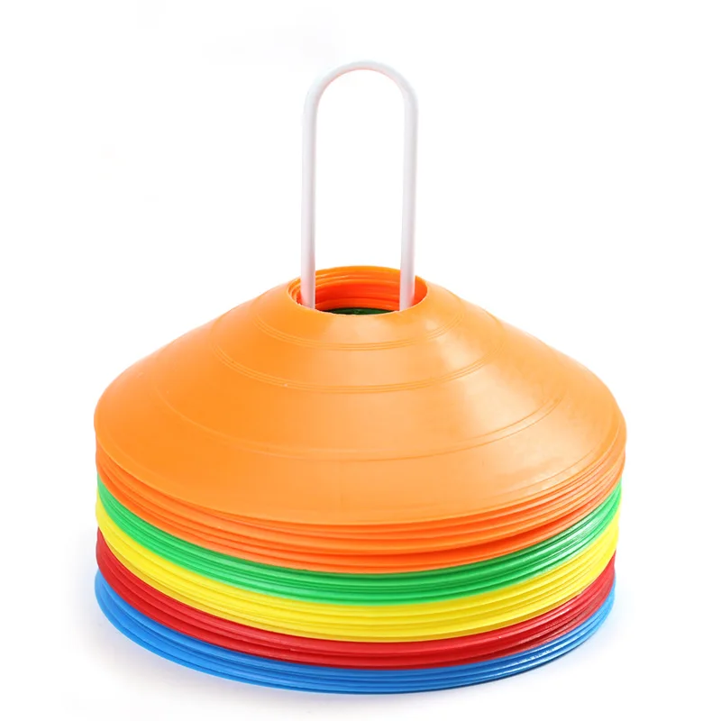 

Agility Plastic Marker with Carry Bag and Holder Sport Colorful Speed Training football cones, Optional