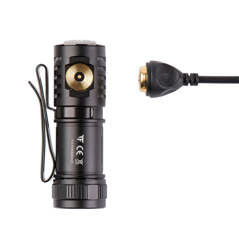 

2020 NEW Trustfire MC12 1000lm magnetic hunting head torch light keychain led flashlight