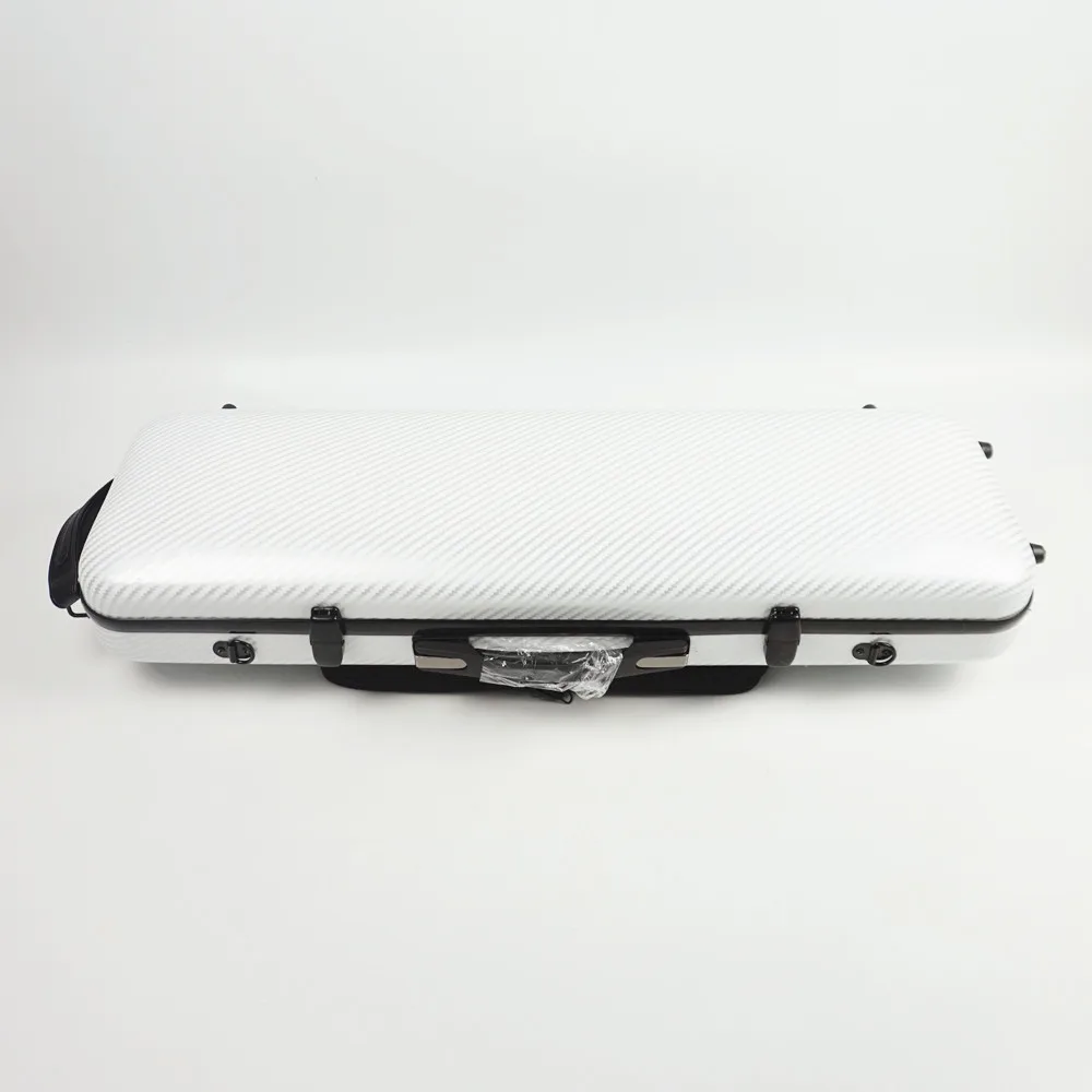 

oblong violin case with music sheet bag carbon fiber violin case 4/4 3/4 VF-08, Customized