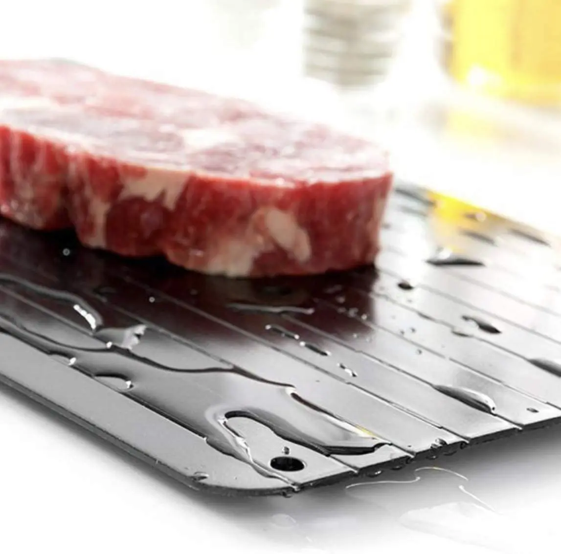 

Defrosting Tray Meat Thawing Board Eco Friendly Defrost and Thaw Meat Quick and Safe