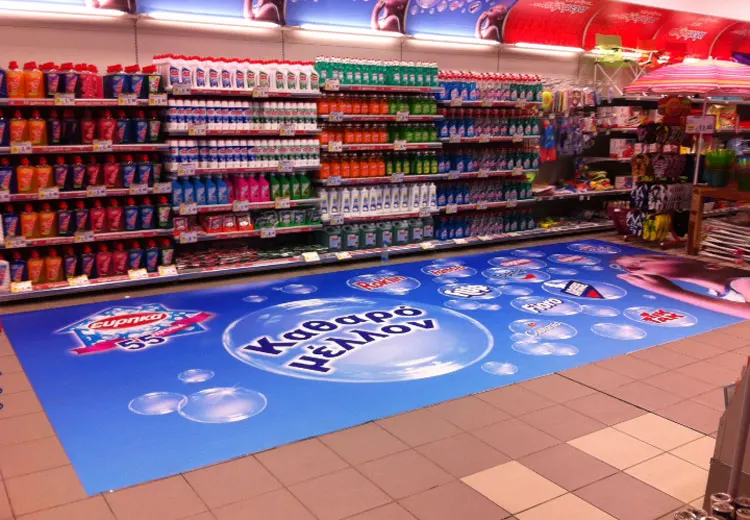 Custom Waterproof Printing Floor Sticker Decals Printed Floor Graphics