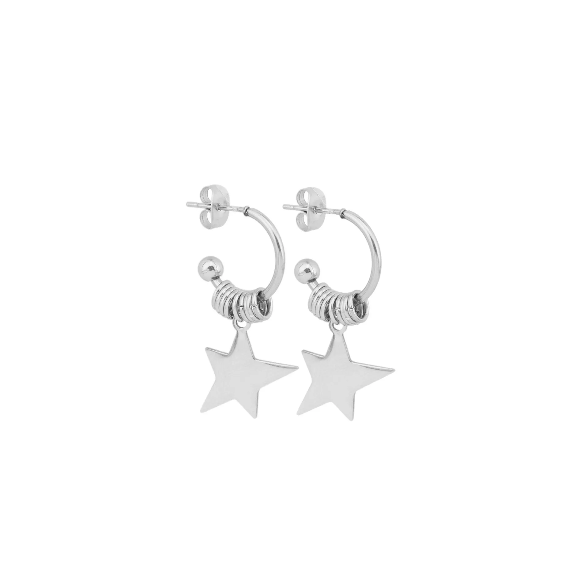 

MYSO New Ins Fashion Stainless Steel Earrings Exquisite Earrings For Women Star Earrings