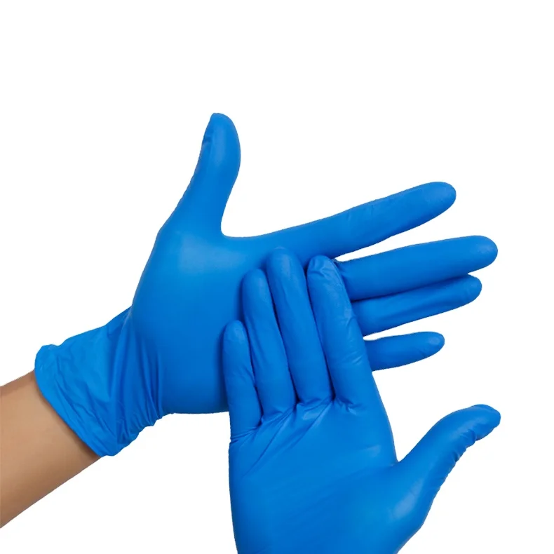 
Nitrile 100pcs/box Disposable powder Free blue Nitrile guanti nitrile 