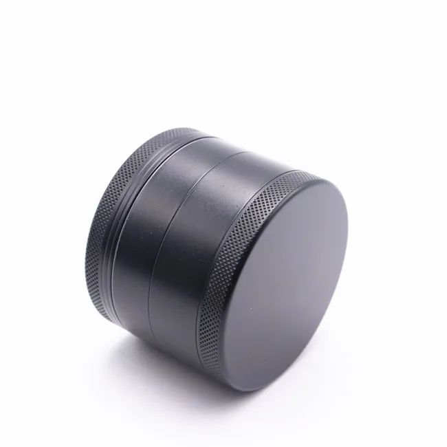 

New 4 Layer Broken 55mm 63mm herb grinder spice Metal Tobacco Grinder smoking accessory grinders weed, White/black