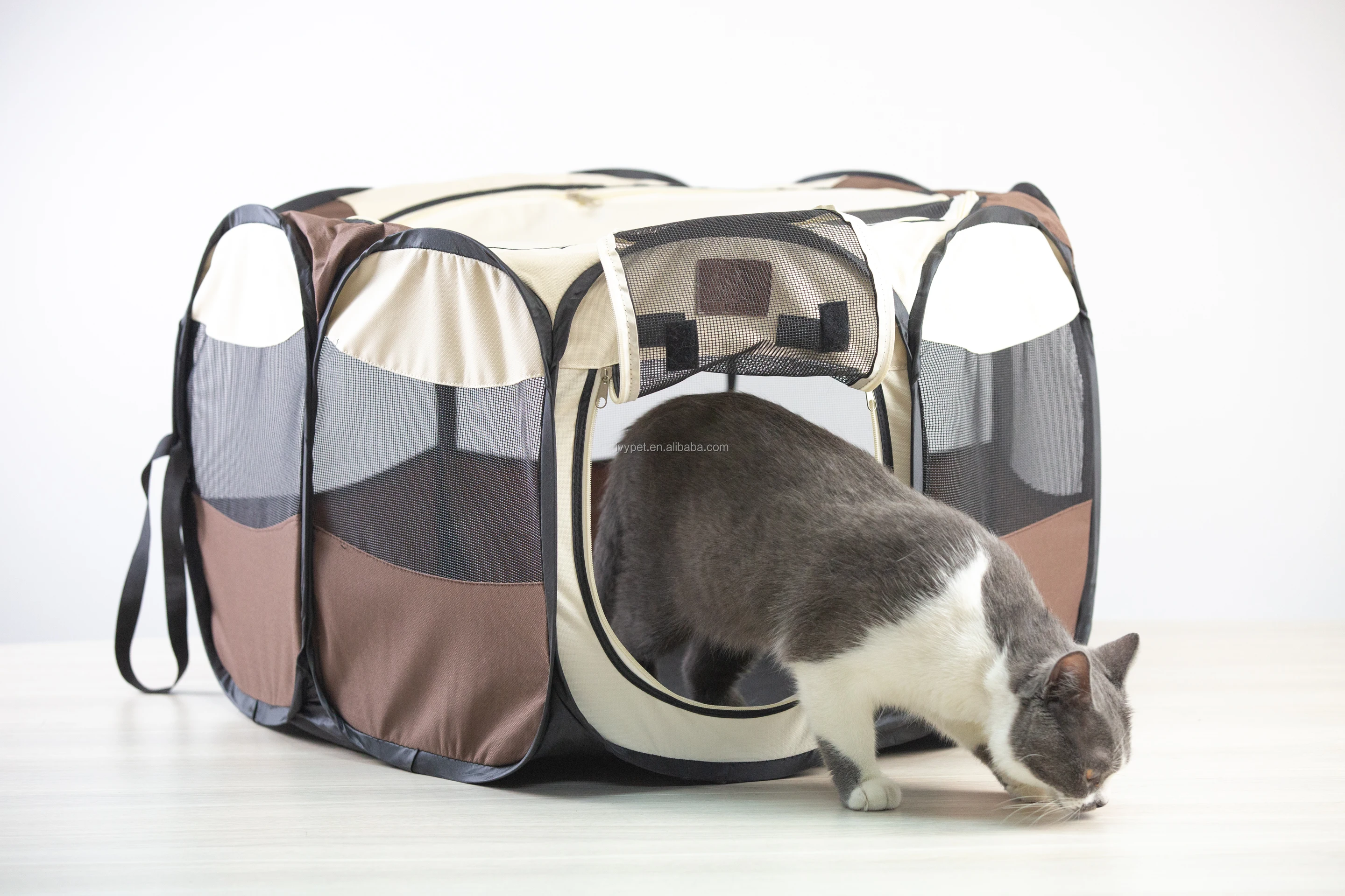 Portable Collapsible Octagonal Pet Tent Pet Playpen Dog House manufacture