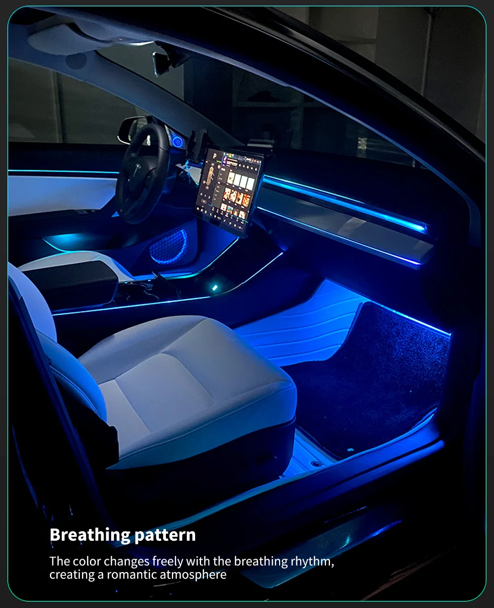 Car Interior Atmosphere Light Auto Inside Ambient Led Light Vehicle ...