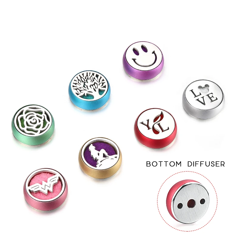 

2022 Aromatherapy Magnetic Clip Buckle Oil Diffuser Lockets FaceMask Accessories Magnet