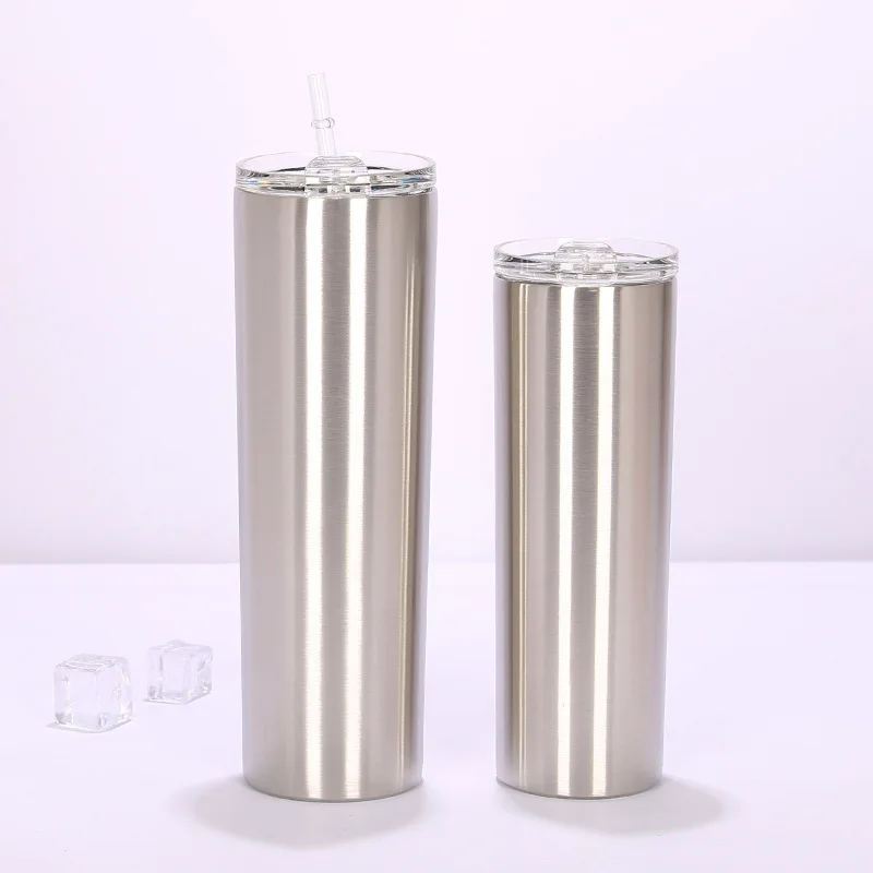 

Hot selling 20oz skinny tumbler double wall stainless steel vacuum insulated travel cup with lid, Customized color