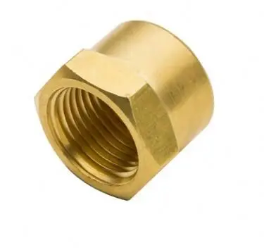 

1/8" 1/4" 3/8" 1/2" 3/4" Plumb Water Gas Tube Hose Brass Pipe Fitting Hex Head End Cap NPT Female Thread