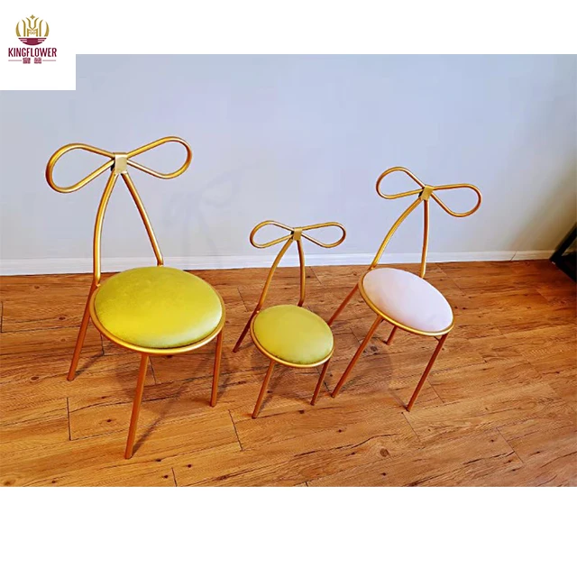 
Wedding Event Metal Princess kids Party Tables and Tiffany Chairs For Party and Events 