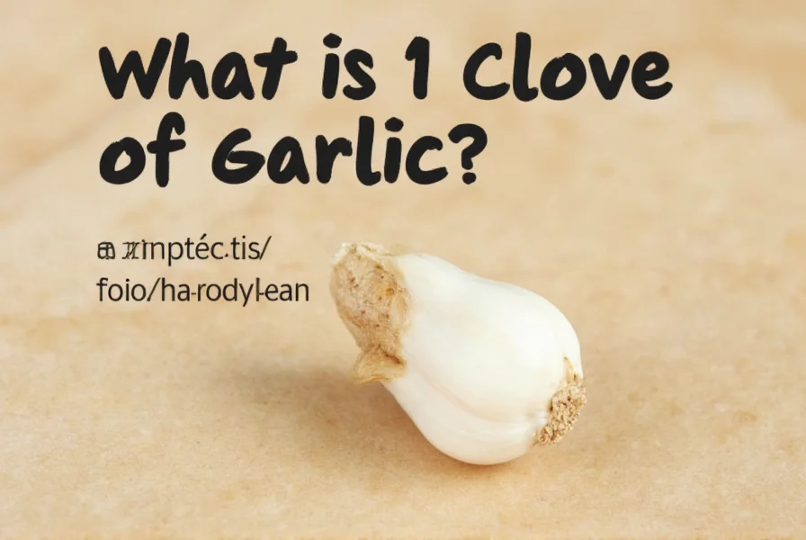 1 clove of garlic