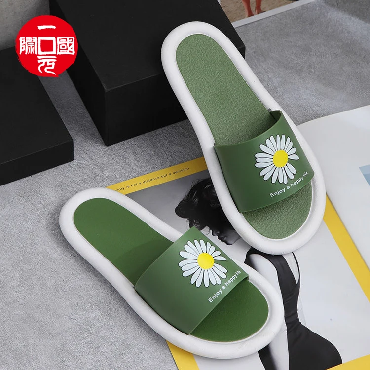 

Summer Man Woman Non-slip Women bathroom slippers 2021