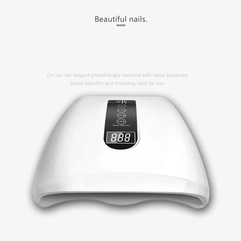 

New Arrival M8 Nail lamp 96w Powerful Nail Dryer Uv Led Fast Curing Nail Lamp, White