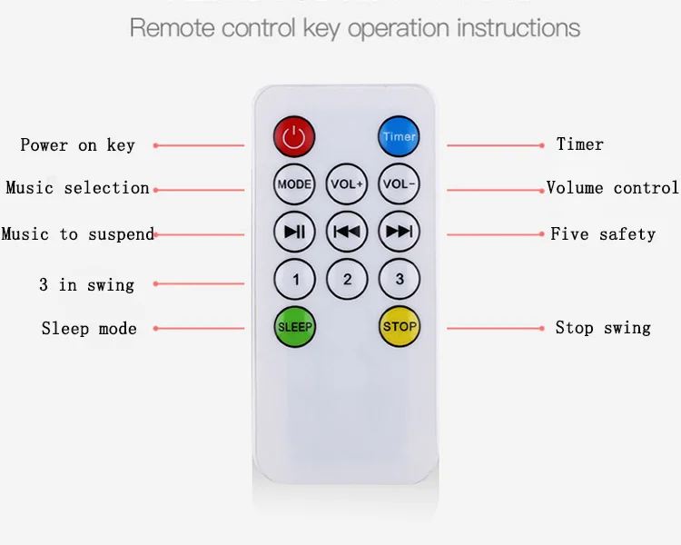 18 baby electric swing bed