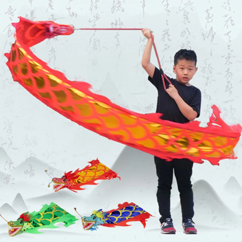 

Chinese Style Dragon Dance Props For Children Carnival Festival Chinese New Year Square Performance Funny gymnastics ribbon