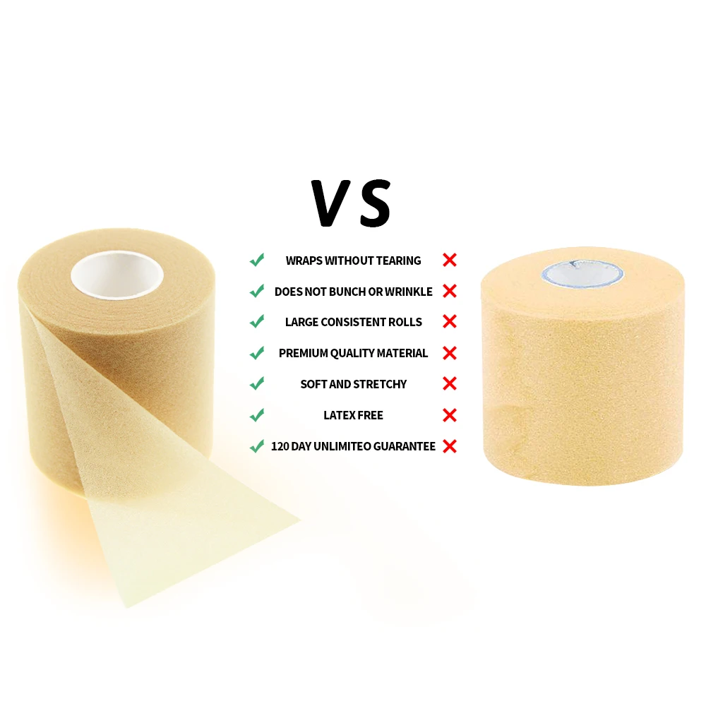Breathable Medical Polyurethane 6cm*20m Under Wrap Foam Bandage Injury