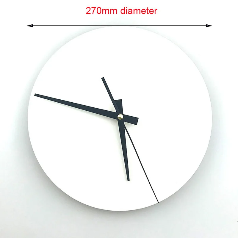 

Dye sublimation heat transfer blank MDF clock wall clock round shape