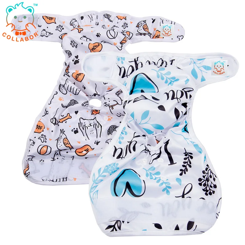 

COLLABOR Old English Sheepdog Diapers For Dogs Halloween Customes Washable Dog Pet Diaper Mat Urine Absorbent Enviro, Solid, print, digital print