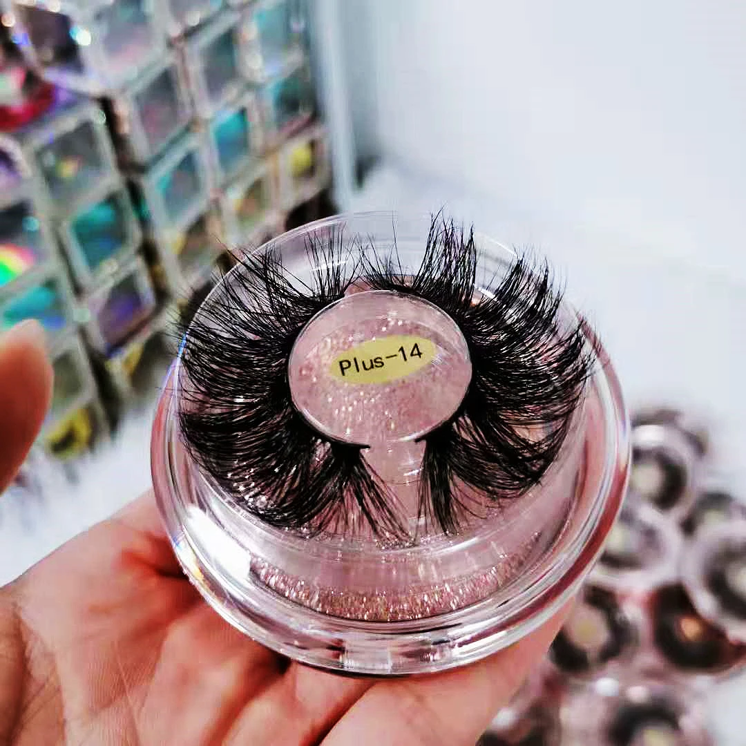 

wholesale 20mm wispy lashes natural 3d faux mink eyelashes 20 pairs 5 pack 10 styles with 10 portable boxes