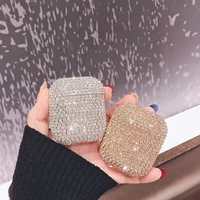 

Portable Durable Charging Box Wireless Bluetooth Earphone 3D Bling Diamonds Protective Hard Case for Apple AirPods 1 2