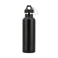 

wholesale silver recycled promotional metal drink sports bottles 500ml 600ml drinking aluminum water bottles with custom logo