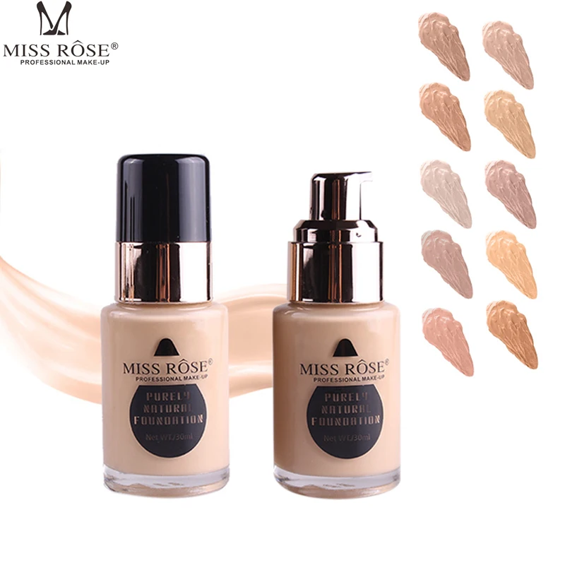 

Miss Rose Foundation Cream For Face Primer Makeup Base Matte Concealer Liquid Long-Lasting Oil-Control Moisturizer Make Up