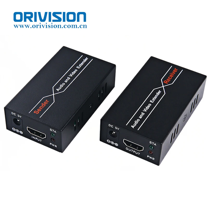 

60m 196ft HDMI1.3 Extender over Single UTP CAT6/7 LAN RJ45 support 1080P 3D Audio Video HDMI Transmitter and Receiver