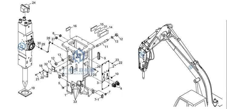 Hydraulic Breaker Bolt