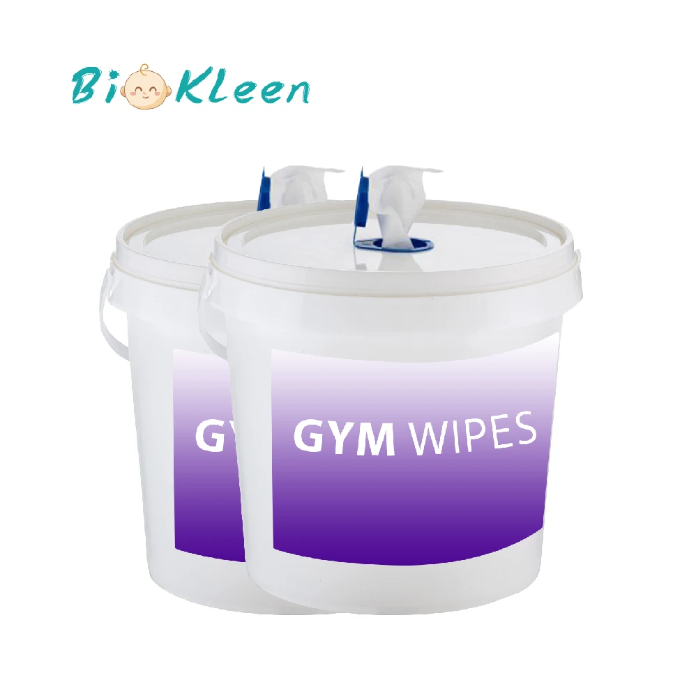 

Biokleen Customized Your Own Logo Formulated Aloe Vera Gym Equipment Wipes