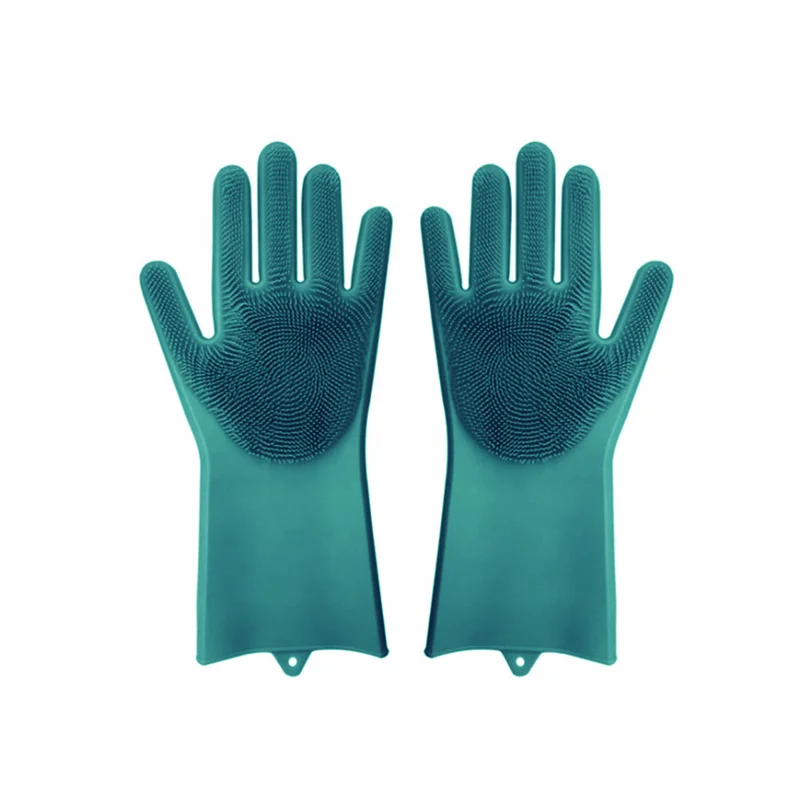 

China supplier OEM LOGO custom high quality silicone cleaning glove, Customized color