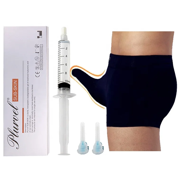 

2020 Newest Plurvel 10ml 24mg/ml Penis Enlargement Gel Hyaluronic Acid Dermal Filler penis extender