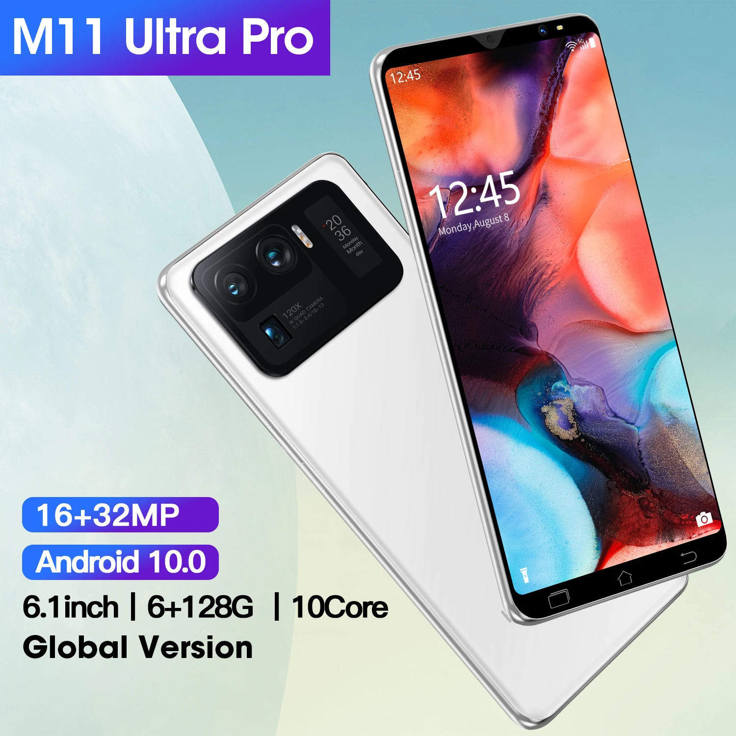 

2021 New fashion m11u ltra pro clone mobile phone huwei mobile phones