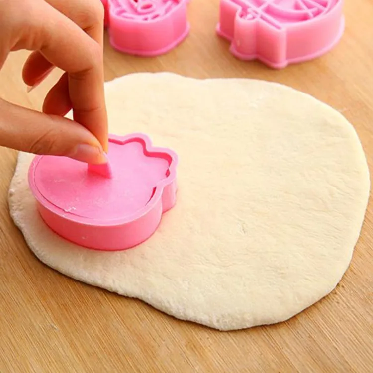 

Wholesale 3D plastic plunger cookie cutter set