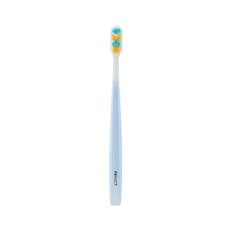 

PERFCT Anchorless Tufting Custom OEM Ultra Soft Charcoal Tooth Brush Medium Hard Nano Silicone Rubber Plastic Toothbrush, Customized color