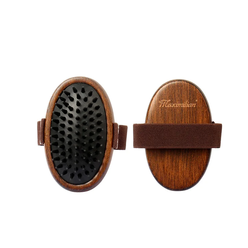 

Pet comb Retro wooden brush Massage bath brush, Brown