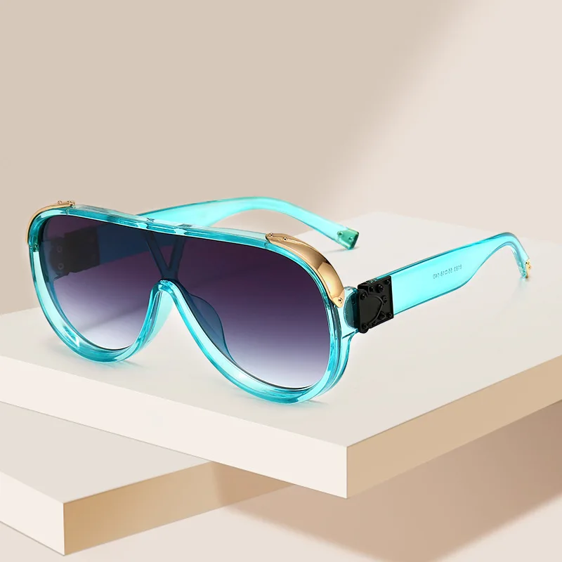 

MJ-0502 Street Fashion Conjoined Box Couples Take Individuality New Fashion Sunglasses Unisex