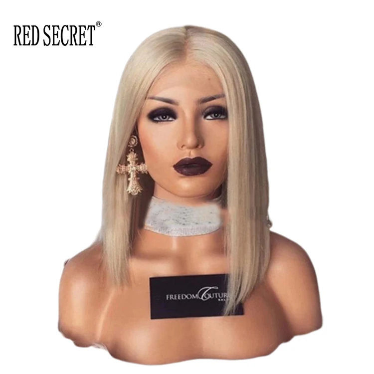 Wig fashion short hair girls fluffy mid-range bangs bobo head repair face straight hair wig