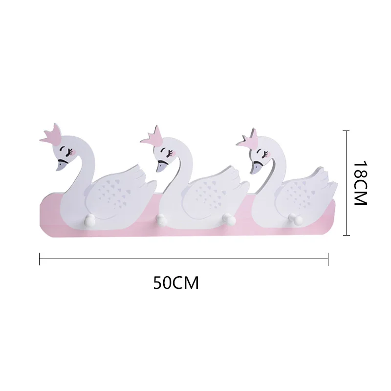 

New Style Cartoon Animal Print Kids Room Decoration Coat Hook