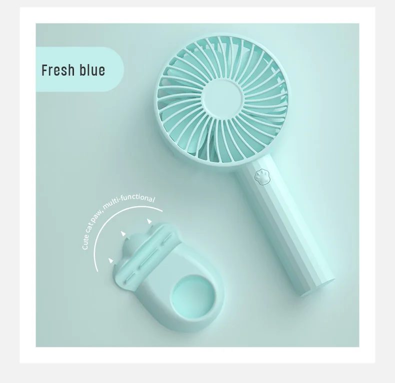 

2021 New Design CE FCC patent factory Portable Water Spray Mist Fan Electric USB Rechargeable Handheld Mini Fan