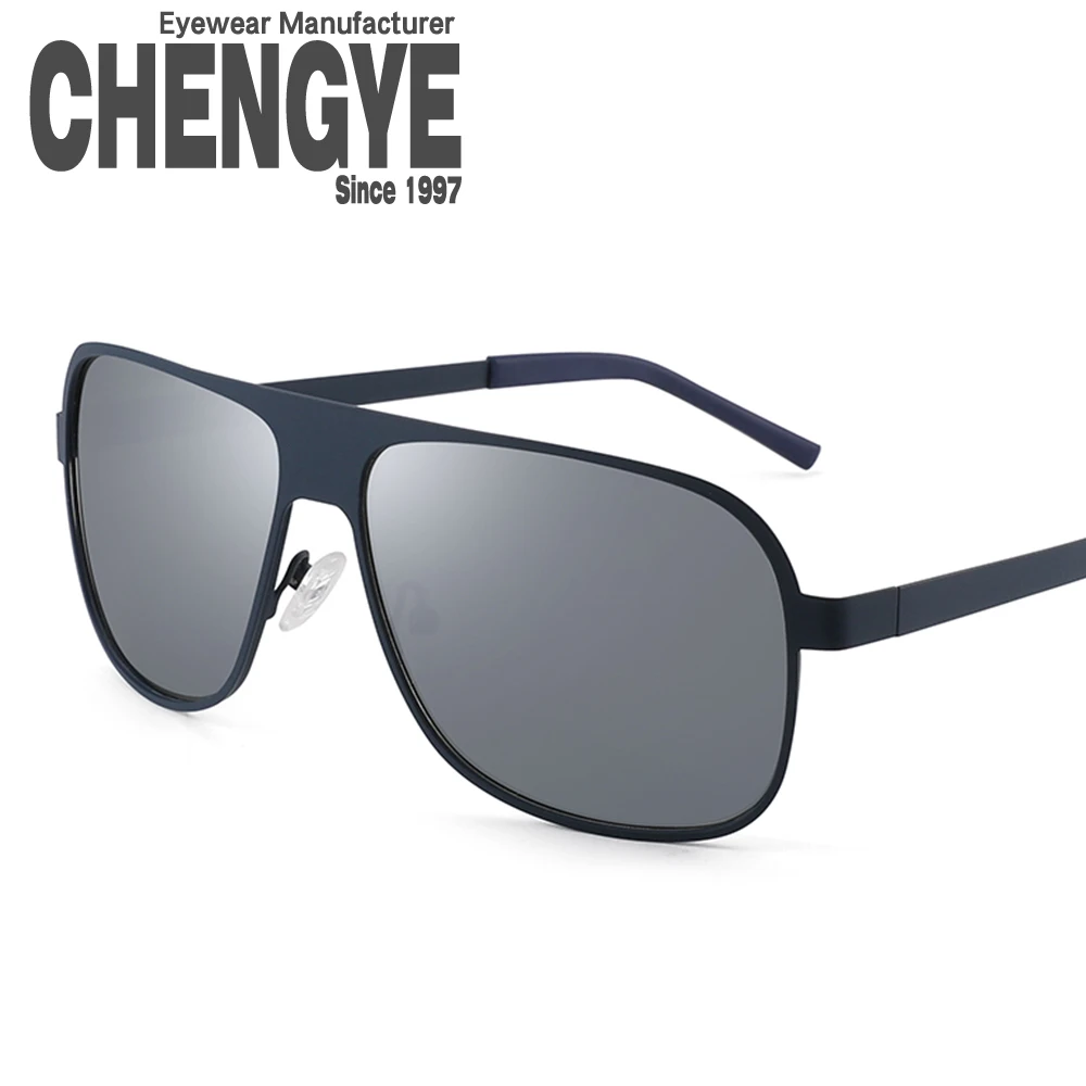 

Simple and Versatile Excellent Design Men Stainless Steel Metal Polarized UV400 Sunglasses Sonnenbrille