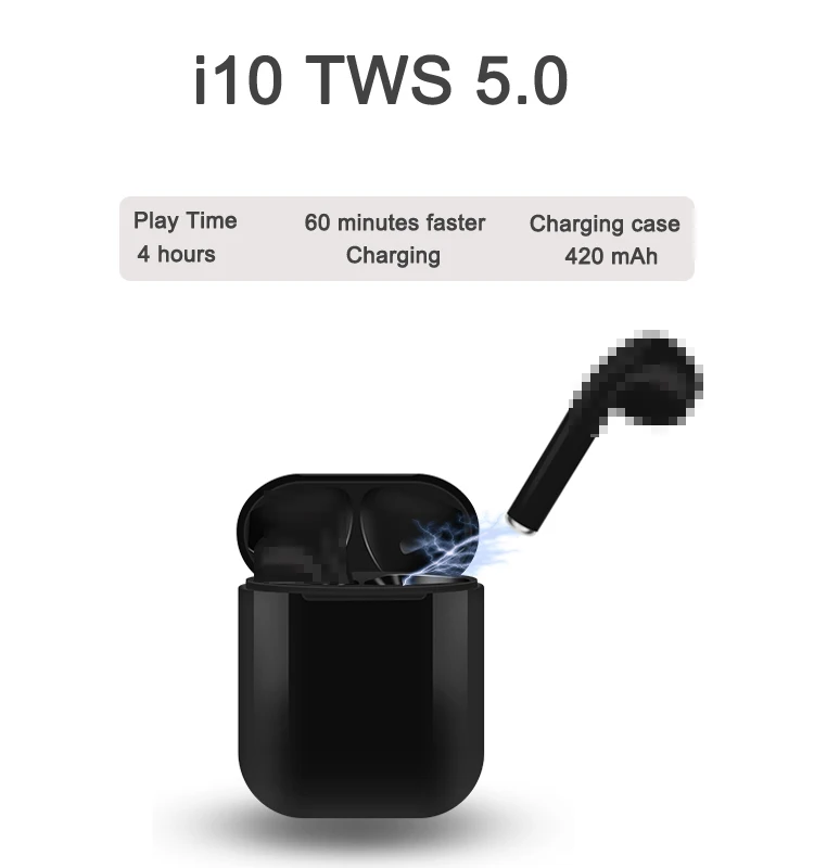 best gaming tws wireless bt 5.0 ear pods headset air headphones earbuds earphones with mic headphone - ANKUX.COM