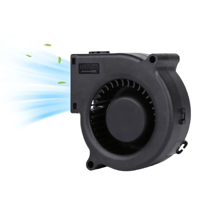 

High air volume low noise centrifugal 7530 dc axial blower fan 75*75*30 12v dc brushless blower fan