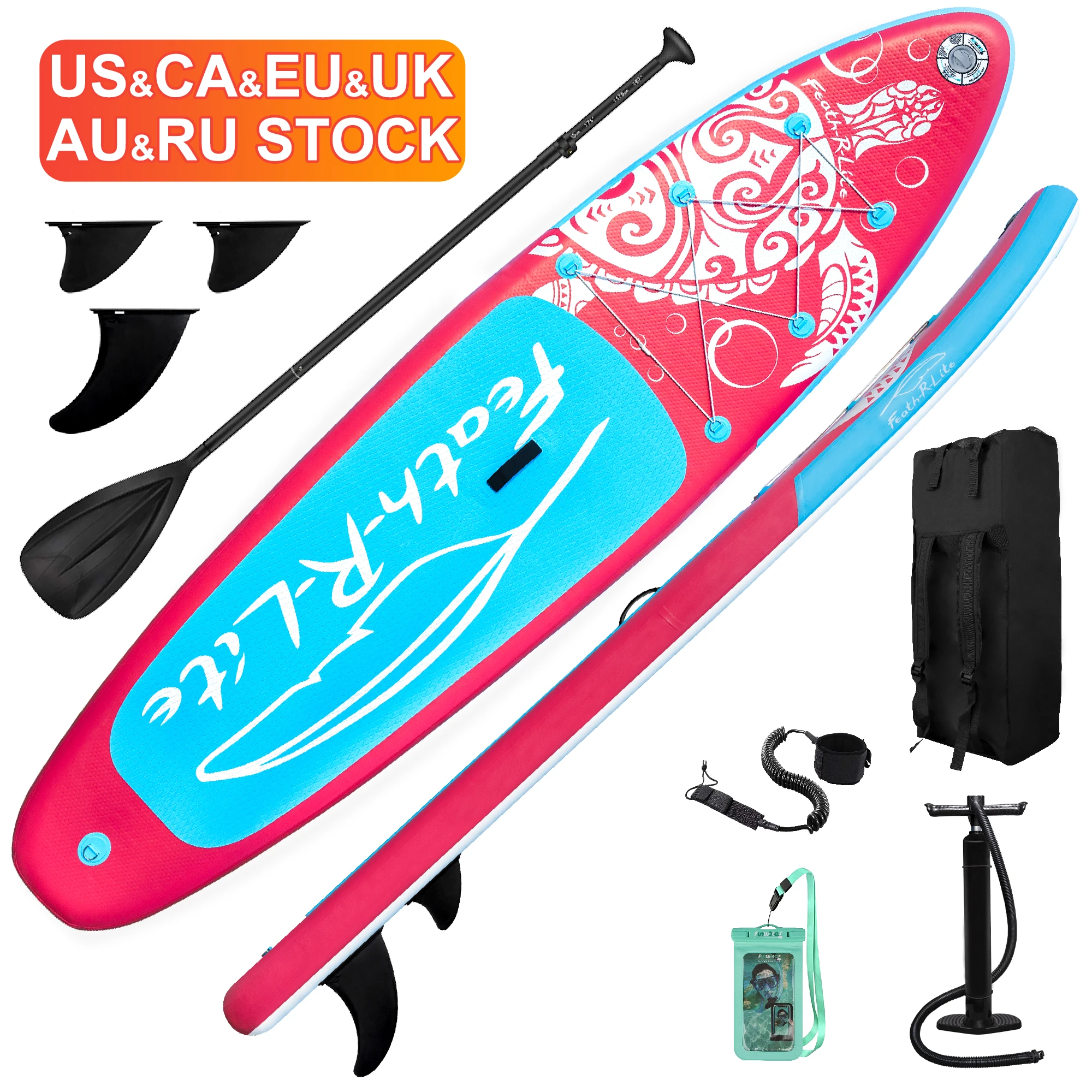 

FUNWATER Dropshipping OEM paddle board inflatable stand tabla de surfing surf board surfboard sup board paddleboard water sports
