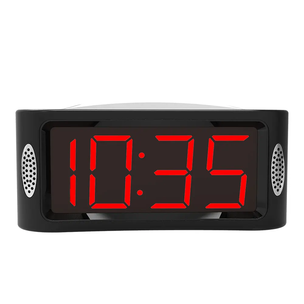 

Outlet Powered Large Night Light LED Digital Alarm Clock
