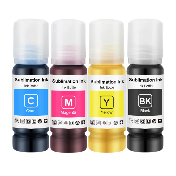 70ml Customized Dye Sublimation Ink for Epson Ecotank Model ET 1810 2800 4800 16650 Et1810 Et2800 Et4800 Et-2550 Printer