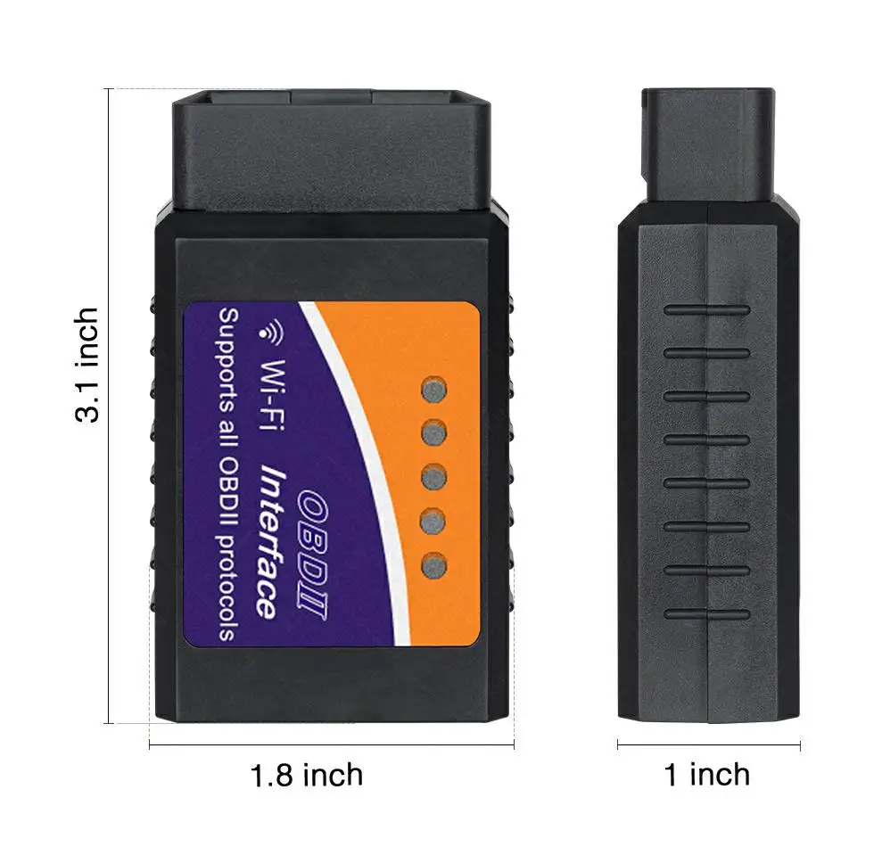 多様な ユニバーサル OBD2 wifi ELM327 v 1.5 スキャナ iPhone iOS 自動obdii スキャン ツールobd 2 od  greyhoundcafe.co.th