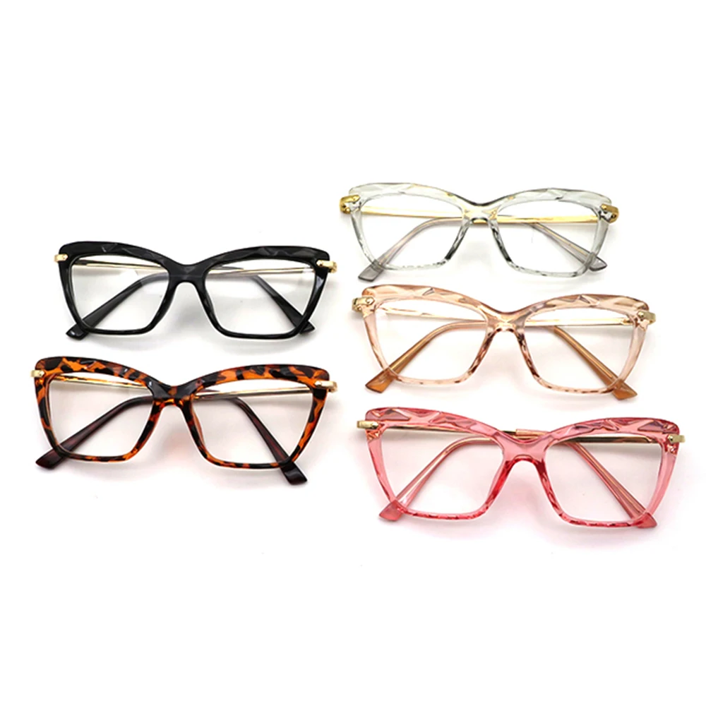 

Hot selling women oversized metal fashion optical glasses, Customize color