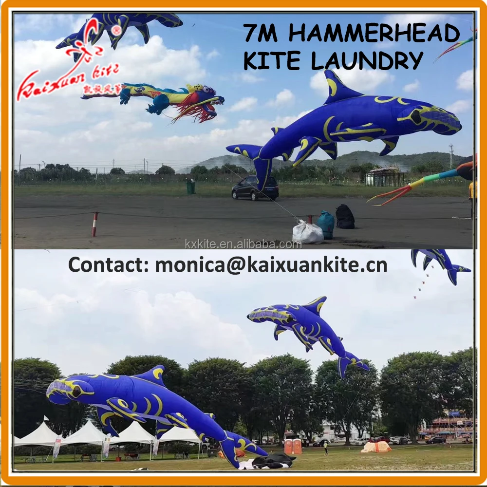 7m Hammerhead Shark Kite Laundry From Weifang Kaixuan Kite Buy Kite